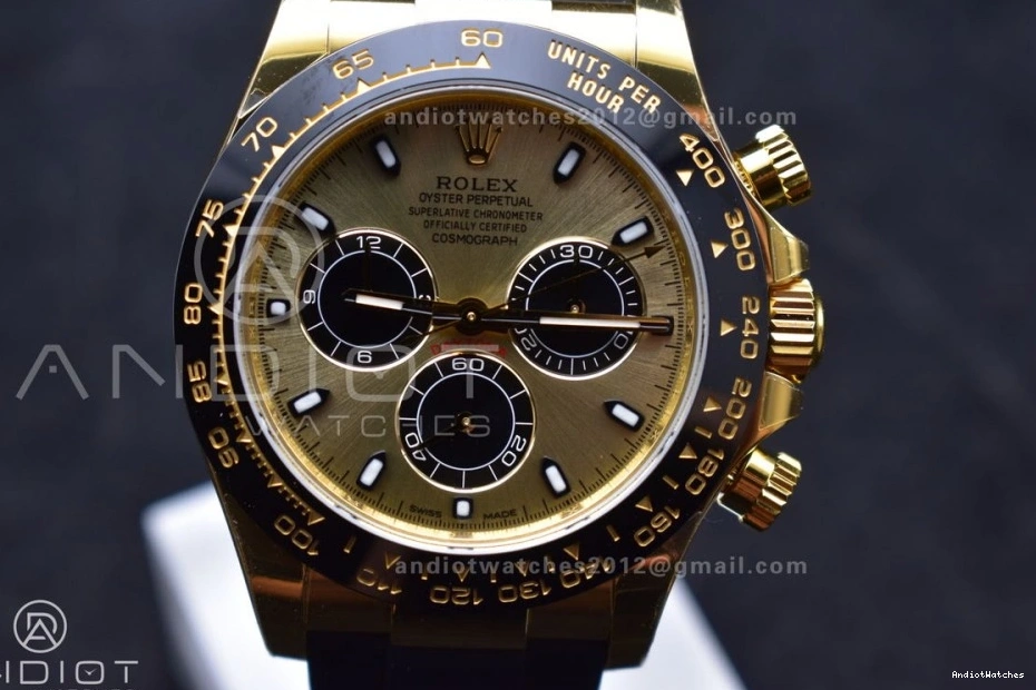 904L 1:1 765 Strap on 116518 Steel DD Dial Oyster VSF Daytona Best Edition flex YG Stretchable 0504